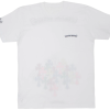 1AB5D451B2A15 Chrome Hearts Multi Color Cross T-shirt White