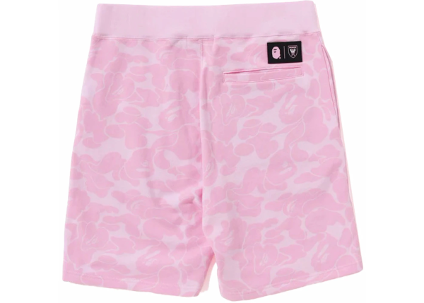 1AB5D4721CF15 BAPE x Inter Miami CF Sweatshort Pink