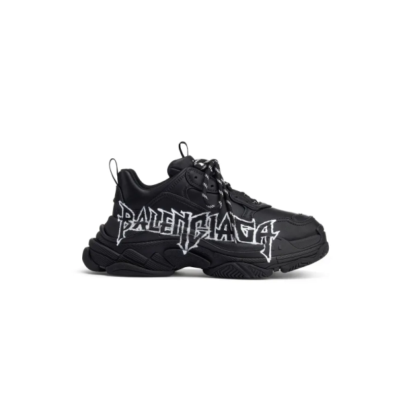 Balenciaga Triple S DIY Metal Artwork Black 536737W2FAY1090
