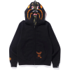 BAPE x Undefeated Double Shark Full Zip Hoodie Black BAPE x Undefeated Double Shark Full Zip Hoodie Black