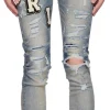 AMIRI Blue Varsity Jeans