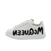 PK God Batch Alexander McQueen Oversized Graffiti White Black PK God Batch Alexander McQueen Oversized Graffiti White Black