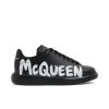 1AB5D54C7D213 PK God Batch Alexander McQueen Oversized Graffiti Black
