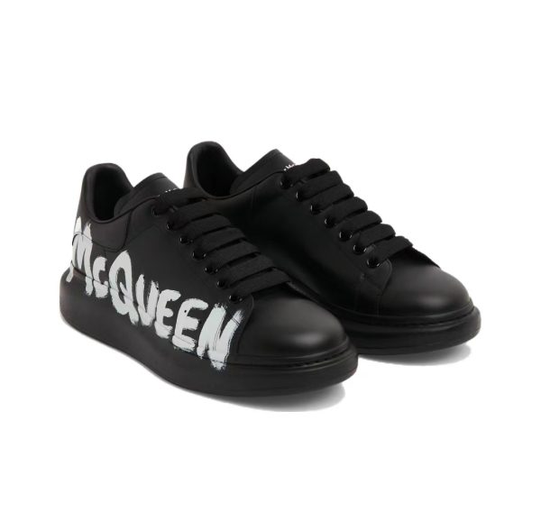 1AB5D54F55C15 PK God Batch Alexander McQueen Oversized Graffiti Black