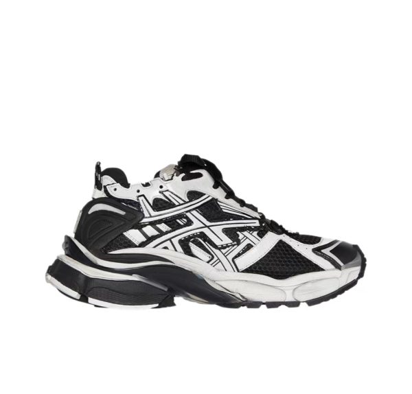 1AB5D567C0516 PK God Batch Balenciaga Runner White Black White