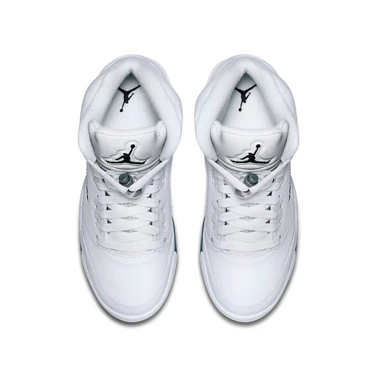 1AB5D7A798714 PK God Batch Air Jordan 5 Retro Metallic White 136027-130