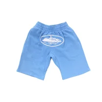 Corteiz OG Alcatraz Shorts Heather Blue Corteiz OG Alcatraz Shorts Heather Blue