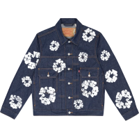 DENIM TEARS TYPE - 2 ALL OVER WREATH RAW Jacket DENIM TEARS TYPE - 2 ALL OVER WREATH RAW Jacket