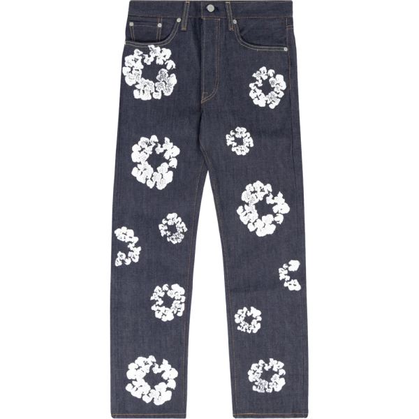 DENIM TEARS THE COTTON WREATH JEAN SELVEDGE DENIM TEARS THE COTTON WREATH JEAN SELVEDGE