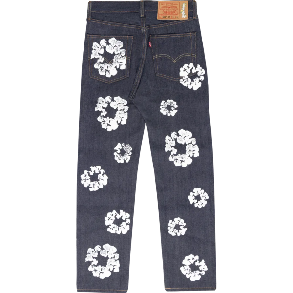 1AB5D99567916 DENIM TEARS THE COTTON WREATH JEAN SELVEDGE