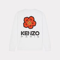 Kenzo 'BOKE FLOWER' EMBROIDERED LONG-SLEEVED T-SHIRT Kenzo 'BOKE FLOWER' EMBROIDERED LONG-SLEEVED T-SHIRT