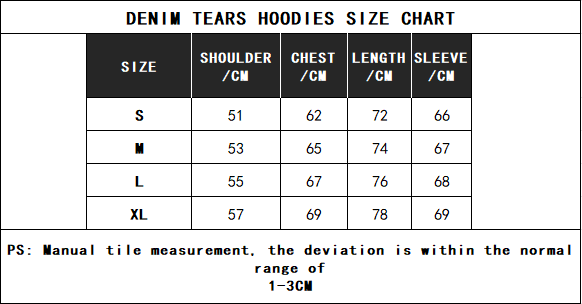 Denim Tears Cotton Wreath Hooded Sweatshirt 'Black Monochrome'