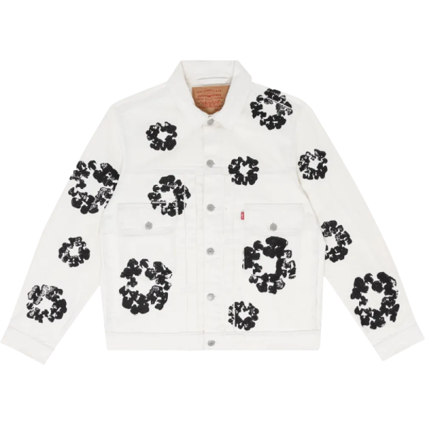 DENIM TEARS TYPE - 2 ALL OVER WREATH WHITE DENIM TEARS TYPE - 2 ALL OVER WREATH WHITE