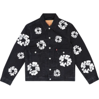 DENIM TEARS TYPE - 2 ALL OVER WREATH BLACK DENIM TEARS TYPE - 2 ALL OVER WREATH BLACK