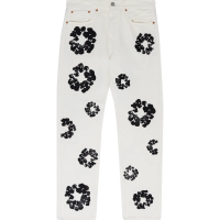 DENIM TEARS THE COTTON WREATH JEAN WHITE DENIM TEARS THE COTTON WREATH JEAN WHITE