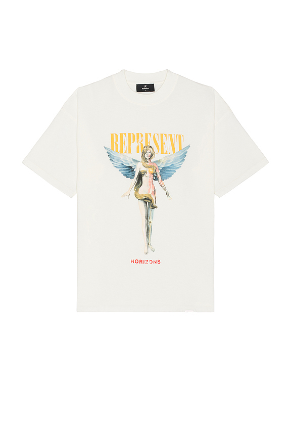 Represent T-shirt Flat White