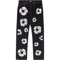 DENIM TEARS THE COTTON WREATH JEAN BLACK DENIM TEARS THE COTTON WREATH JEAN BLACK