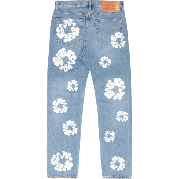 1AB5DC213B815 DENIM TEARS THE COTTON WREATH JEAN LIGHT WASH