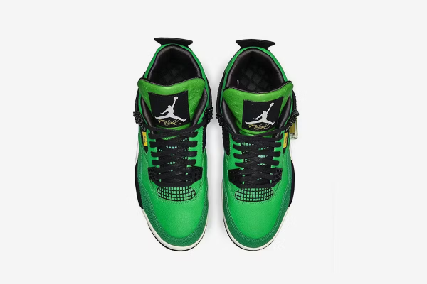 1AB5E1DFA6215 PK God Batch Air Jordan 4 Manila Green Black HO19 MNJDLS 416 LN3