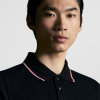 MONCLER COLLECTION Logo Patch Polo Shirt male Black