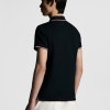 MONCLER COLLECTION Logo Patch Polo Shirt male Black
