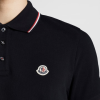 MONCLER COLLECTION Logo Patch Polo Shirt male Black