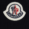 MONCLER COLLECTION Logo Patch Polo Shirt male Black