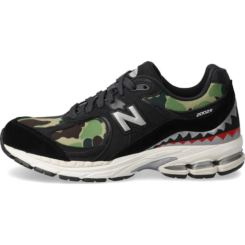 New Balance 2002R BAPE Black M2002RBF New Balance 2002R BAPE Black M2002RBF