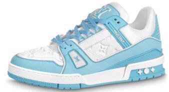 PK God Batch LOUIS VUITTON Trainer Light Blue