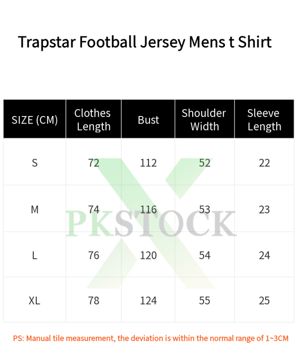 1AB5E5EB88817 Trapstar Football Jersey Mens t Shirt