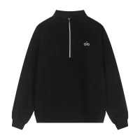 Alo Yoga Accolade 1/4 Zip Pullover Black