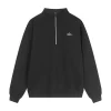 Alo Yoga Accolade 1/4 Zip Pullover Black Grey Alo Yoga Accolade 1/4 Zip Pullover Black Grey