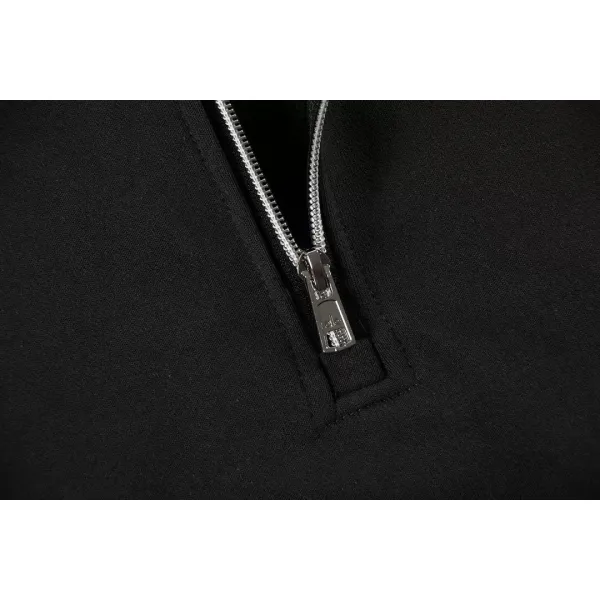 alo_yoga_accolade_1_4_zip_pullover_black_grey_1D1216551361A Alo Yoga Accolade 1/4 Zip Pullover Black Grey