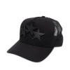 AMIRI 3 Star Trucker Hat Black AMIRI 3 Star Trucker Hat Black