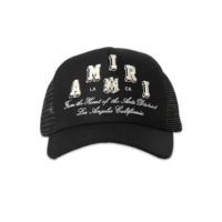 AMIRI  Stencil Trucker Hat - Black