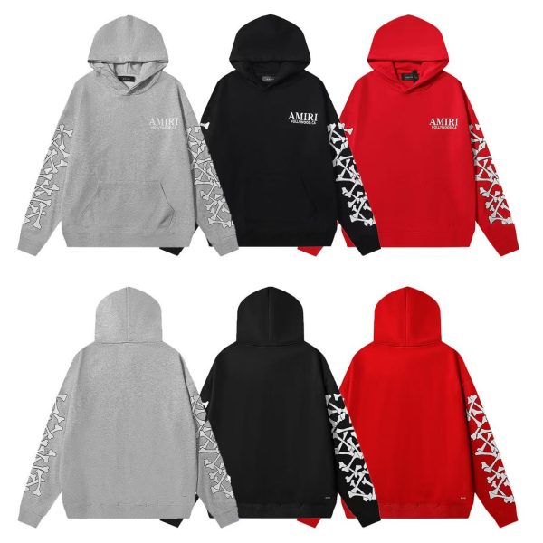 Amiri Bones Stacked Hoodie