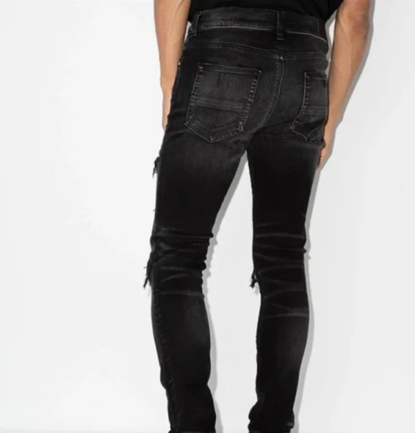 amiri_distressed_mx1_slim_fit_cracked_jean_black_and_pink_1B532B3A35A1E Amiri Distressed MX1 Slim Fit Cracked Jean Black and Pink