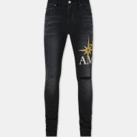 AMIRI STARBURST APPLIQUE SKINNY JEAN AMIRI STARBURST APPLIQUE SKINNY JEAN
