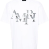 AMIRI White Staggered Chrome T-Shirt Amiri Contrast Hoodie