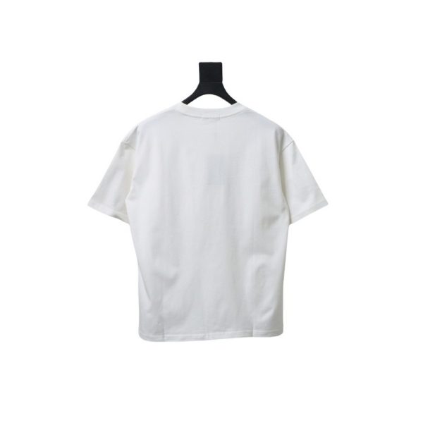 balenciaga_25ss_sanskrit_letters_flocking_print_short_sleeves_white_1C493A6741815 Balenciaga 25ss Sanskrit letters flocking print short sleeves white