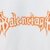 balenciaga_25ss_sanskrit_letters_flocking_print_short_sleeves_white_1C493A6780A10 Balenciaga 25ss Sanskrit letters flocking print short sleeves white