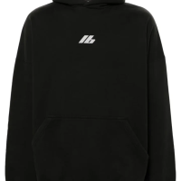 BALENCIAGA - Activewear Hoodie Faded Black BALENCIAGA - Activewear Hoodie Faded Black