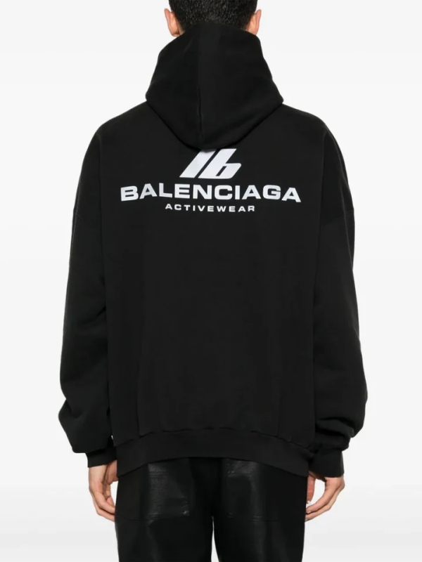 balenciaga___activewear_hoodie_faded_black_1D17227D35411 BALENCIAGA - Activewear Hoodie Faded Black
