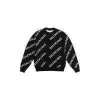 BALENCIAGA Allover Logo Sweater BALENCIAGA Allover Logo Sweater