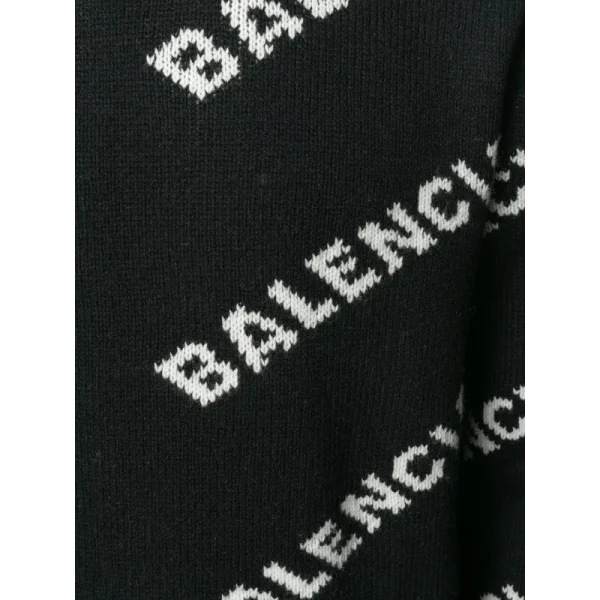 balenciaga_allover_logo_sweater_1BEEFE26D6F10 BALENCIAGA Allover Logo Sweater