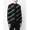 balenciaga_allover_logo_sweater_1BEEFE26E631B BALENCIAGA Allover Logo Sweater