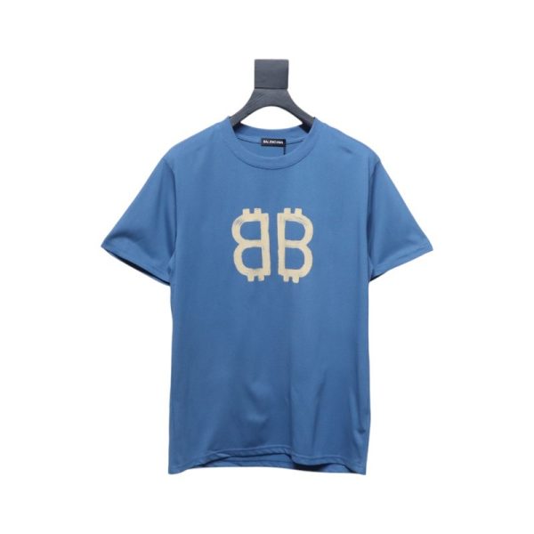 Balenciaga Bitcoin logo short sleeve T-shirt Balenciaga Bitcoin logo short sleeve T-shirt