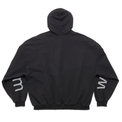 balenciaga_black__bal_com__hoodie_1B55CFB45DB15 BALENCIAGA Black 'Bal.com' Hoodie