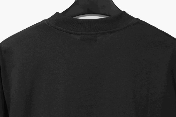 balenciaga_blurred_coke_printed_short_sleeve_navy_1C1D62DE29417 Balenciaga Blurred Coke Printed Short Sleeve Navy