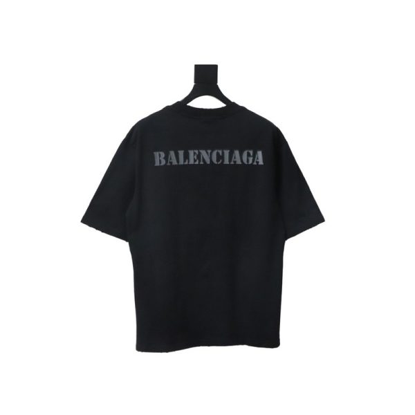 balenciaga_blurred_inkjet_letters_short_sleeve_t_shirt_black_1C493ACA88F1D Balenciaga Blurred Inkjet Letters Short Sleeve T-shirt Black